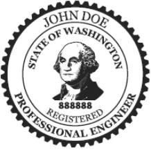 Professional Engineer stamp/seal